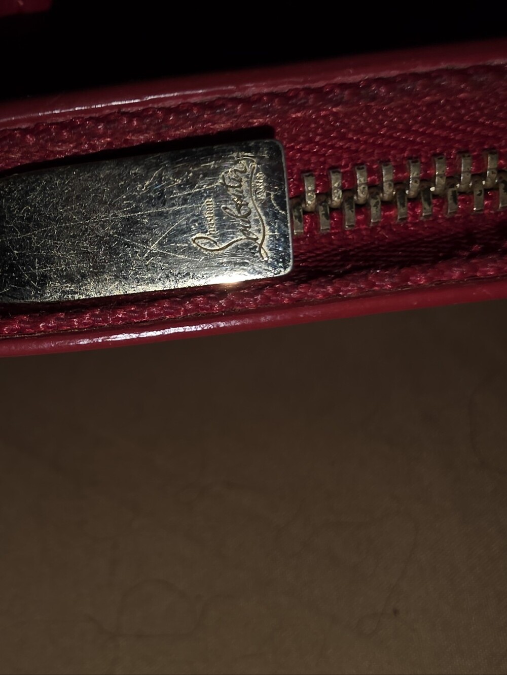 Christian Louboutin Macaron Spiked Continental Wallet With Clutch Strap - Picture 10 of 15